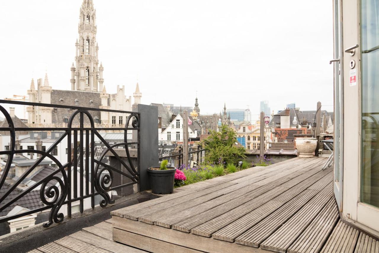 Duplex Dernier Etage Avec Terasse A Deux Pas De La Grand Place Bruksela Zewnętrze zdjęcie
